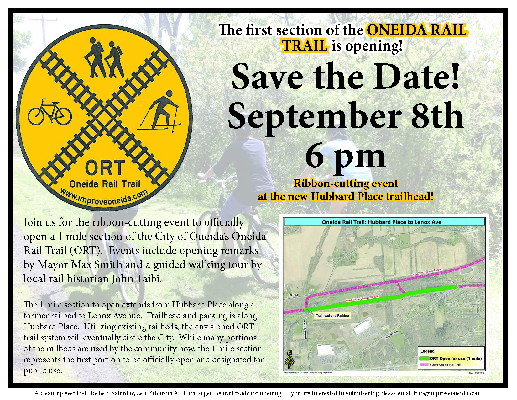 First 1 Mile Segment Of The Ort To Open Oneida Improvement Committee