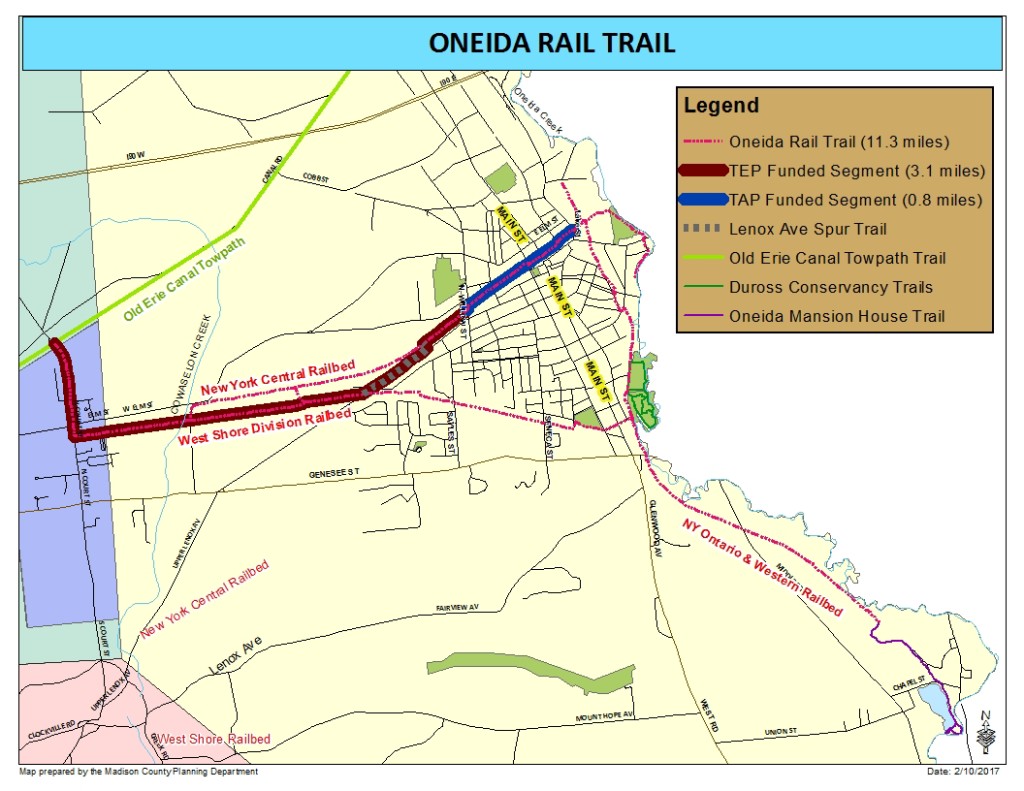 NYS DOT TAP/TEP Funded Segment Oneida Improvement Committee